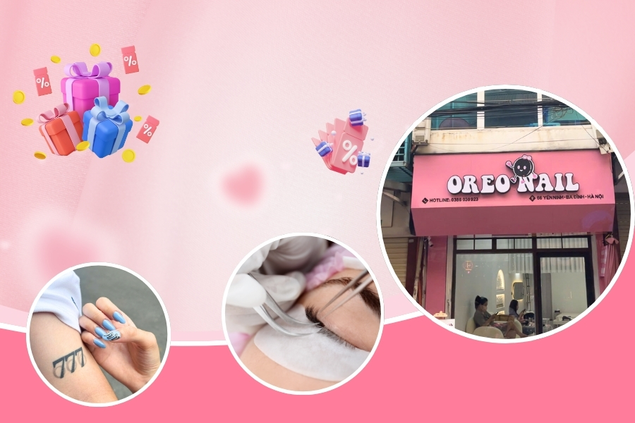 Oreo Nail – Tiệm Làm Đẹp Thư Giãn Dành Riêng Cho Phụ Nữ Hiện Đại